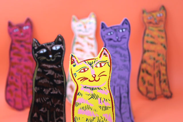 Cat Tails Bookmark