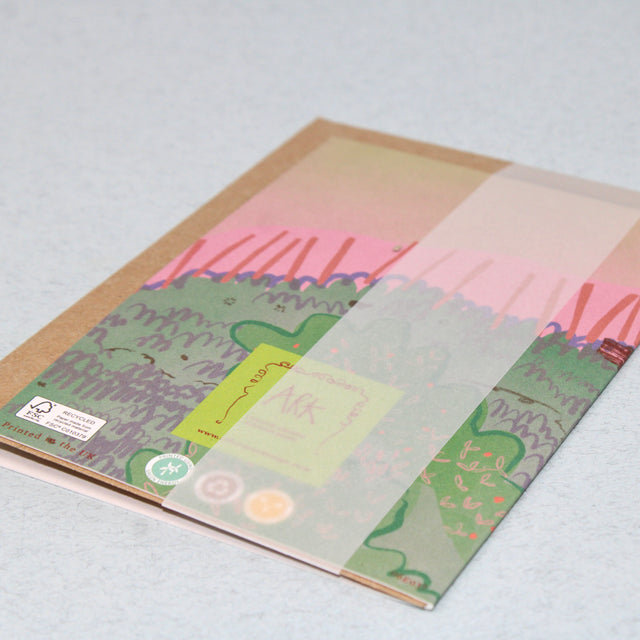 Naked Gardener A6 Greetings Card