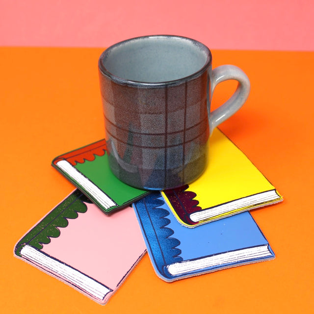 Book Coaster - Set of 4