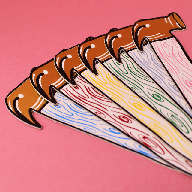 Hammer Bookmark - Pink