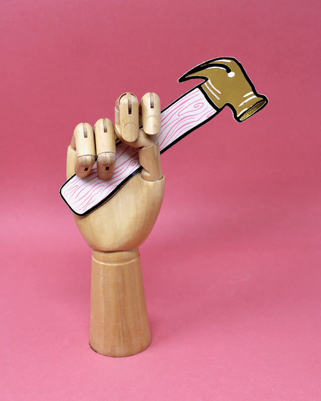 Hammer Bookmark - Pink