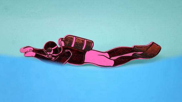 Scuba Diver Bookmark