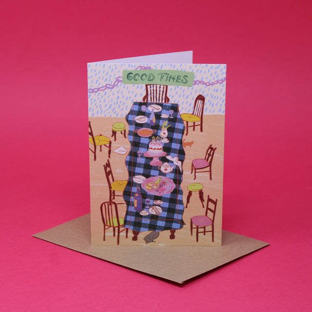 Good Times A6 Greetings Card