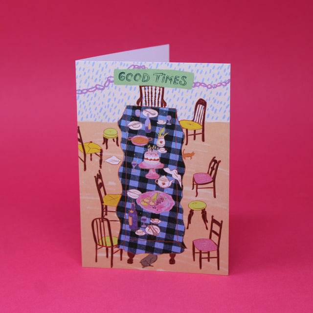 Good Times A6 Greetings Card