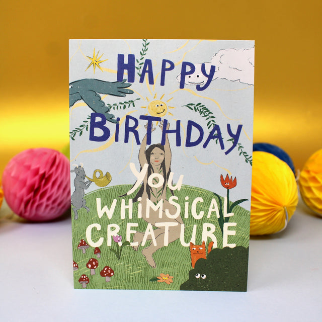 Whimsical Birthday A6 Greetings Card