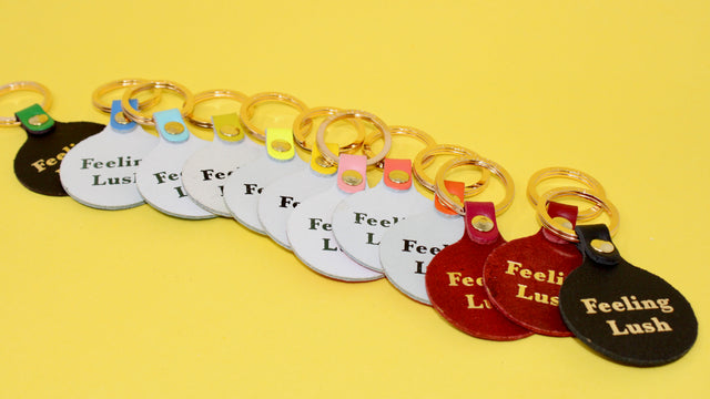 Feeling Lush Smilie Key Fob