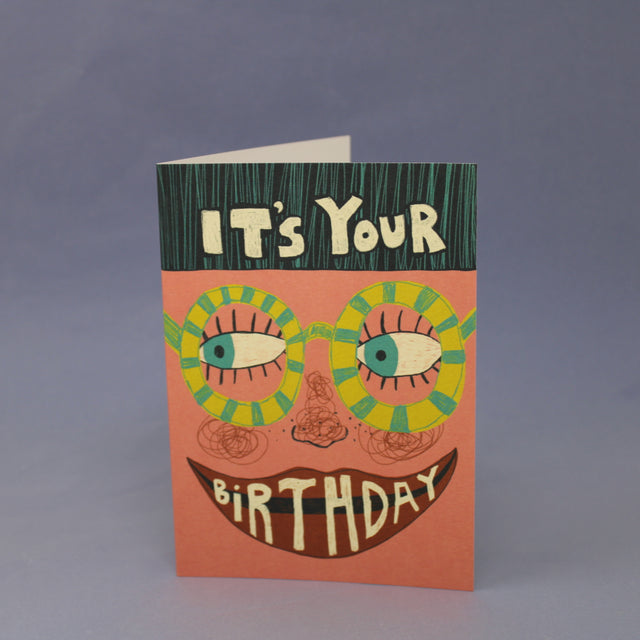 Birthday Glasses Greetings Card