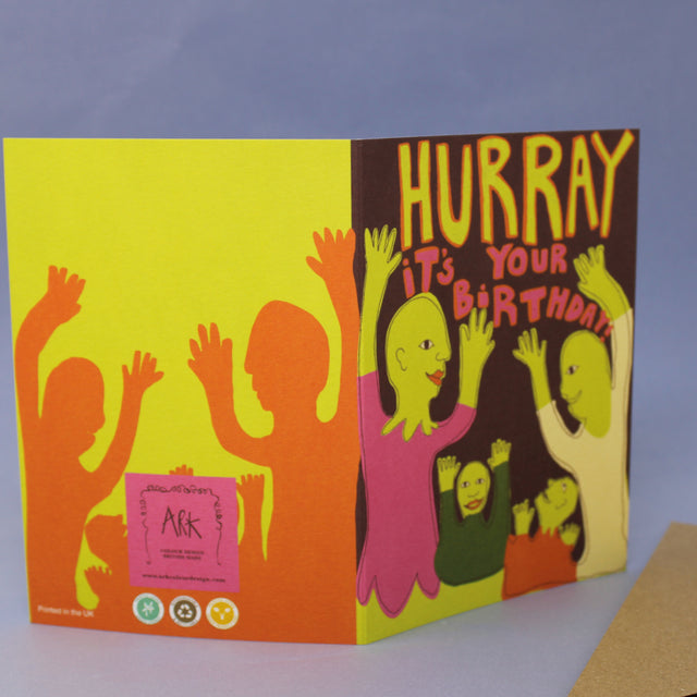 Birthday Hurray Greetings Card