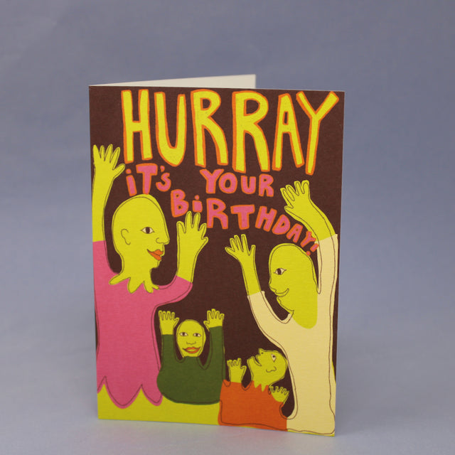 Birthday Hurray Greetings Card