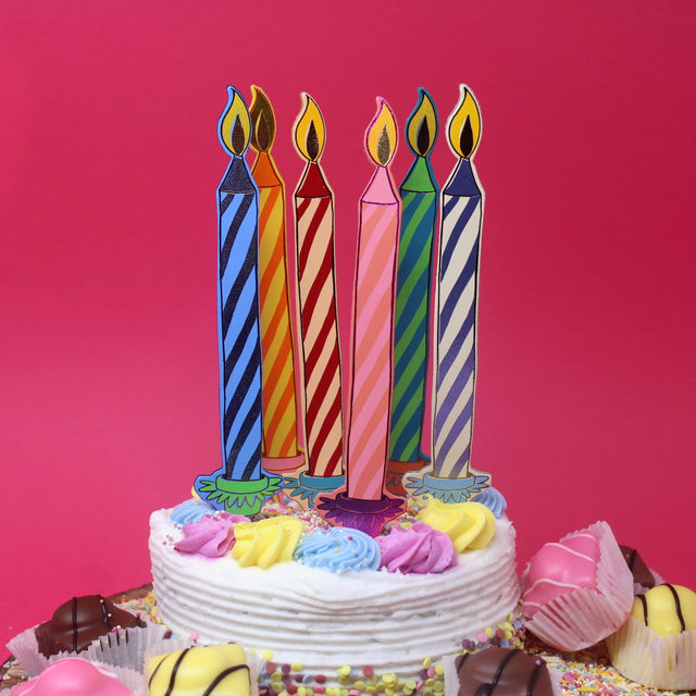 Birthday Candle Bookmark