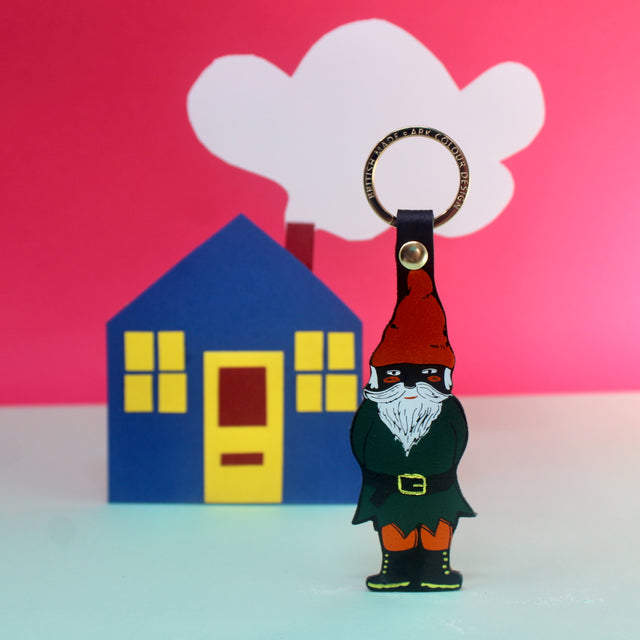 Welcome Gnome Key Fob