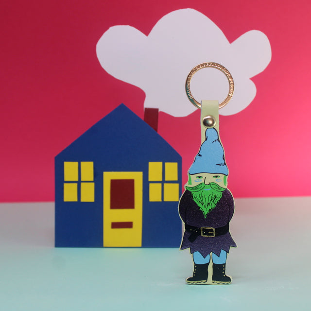 Welcome Gnome Key Fob