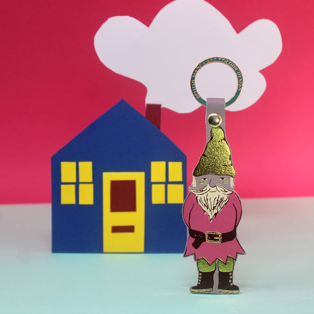 Welcome Gnome Key Fob