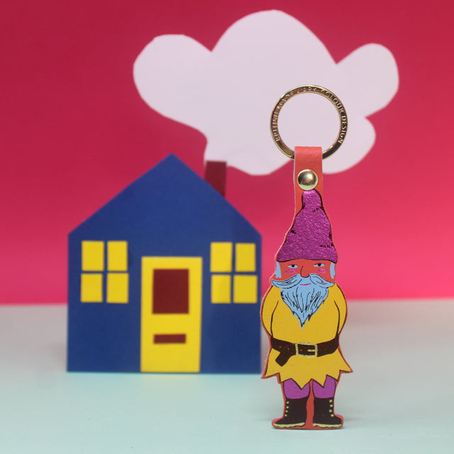 Welcome Gnome Key Fob