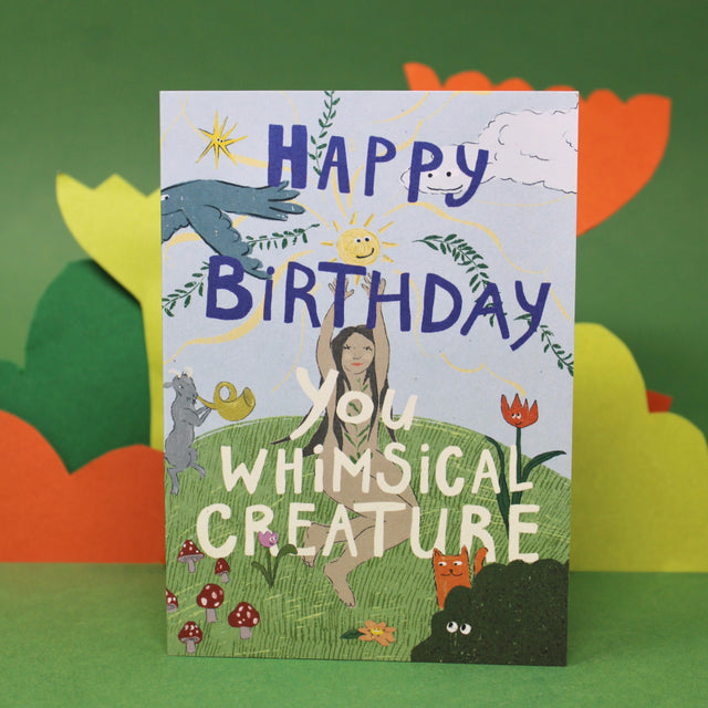 Whimsical Birthday A6 Greetings Card