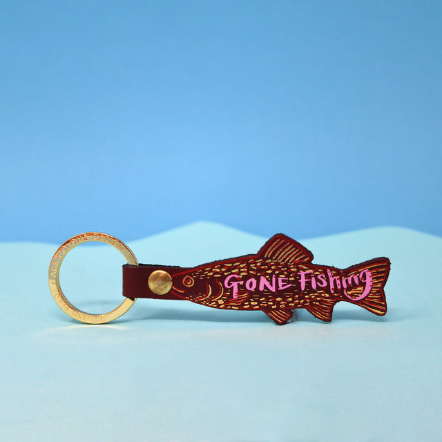 Gone Fishing Key Fob