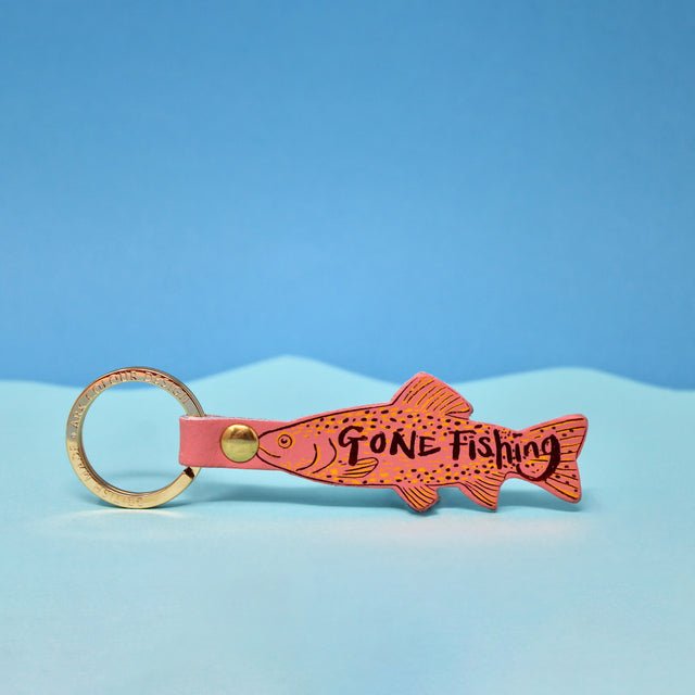 Gone Fishing Key Fob