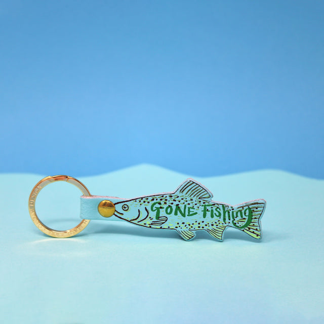 Gone Fishing Key Fob