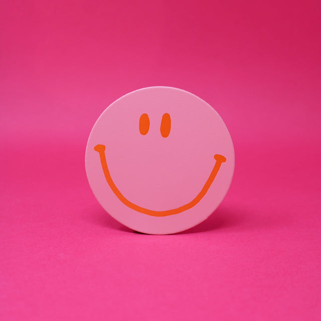 Happy Face Coaster - Single Coaster