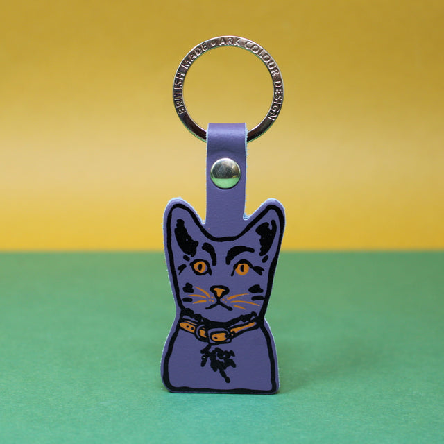 Tabby Cat Key Fob