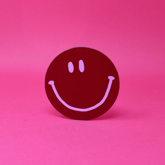 Happy Face Coaster - Single Coaster