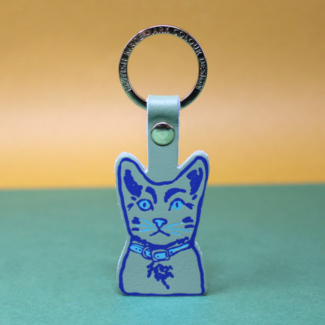 Tabby Cat Key Fob