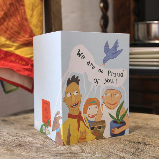 We Are So Proud Of You A6 Greetings Card