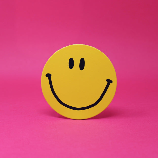 Happy Face Coaster - Single Coaster