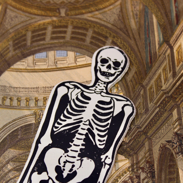 Skeleton Bookmark - You Read Right Through Me