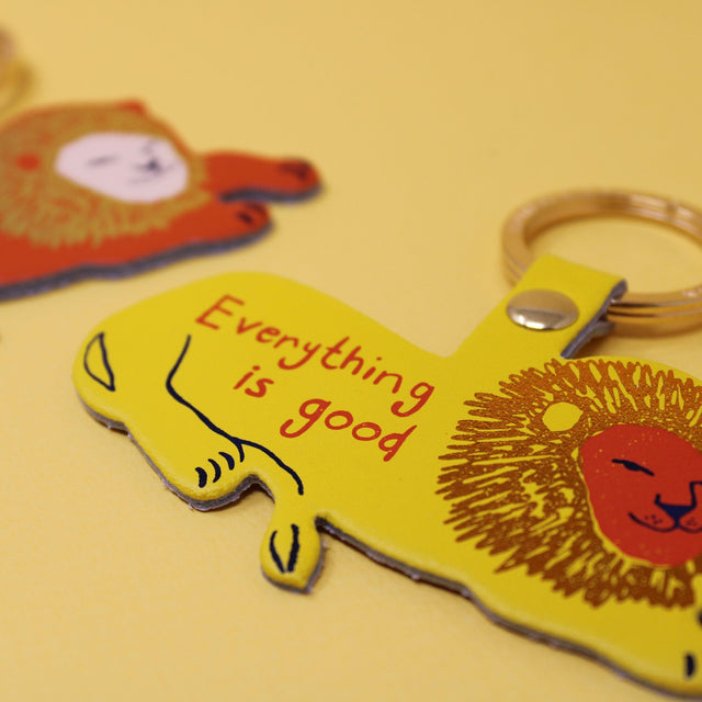 It's All Good Lion Key Fob