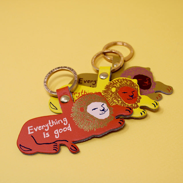It's All Good Lion Key Fob