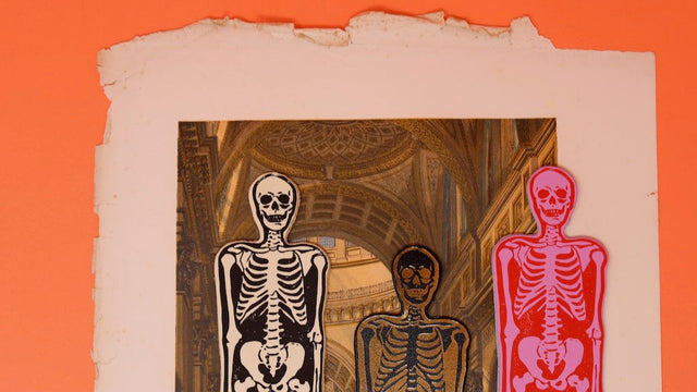 Skeleton Bookmark - You Read Right Through Me