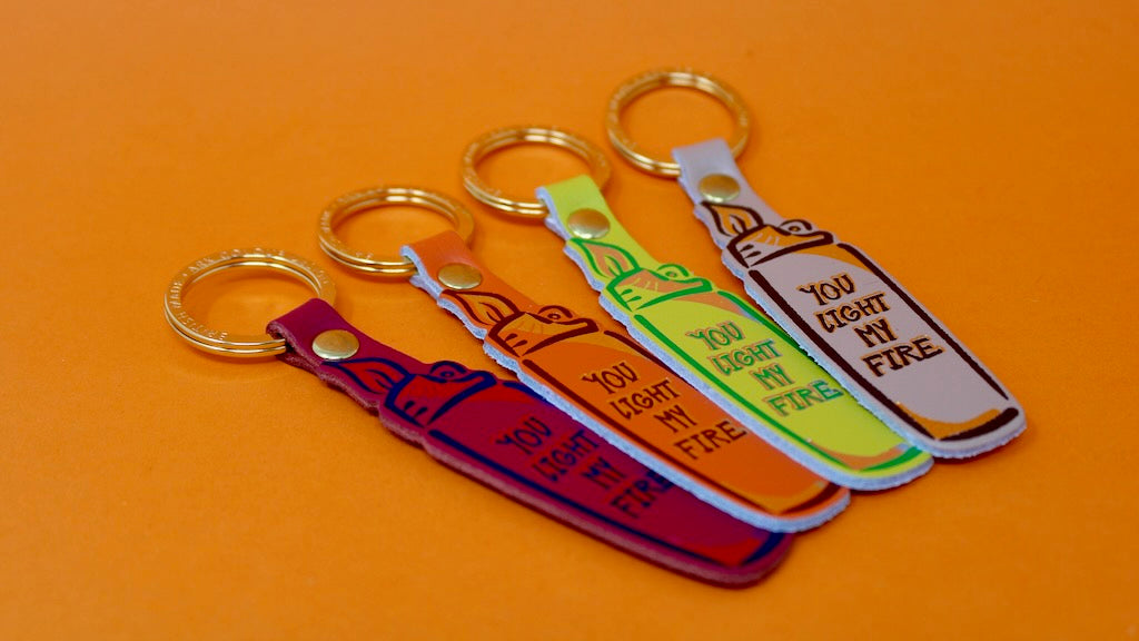 You Light My Fire Key Fob Ark Colour Design Retail