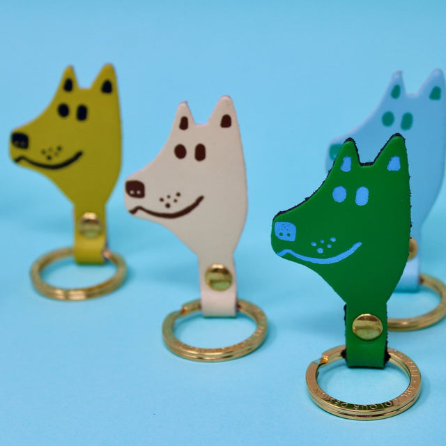Dog Head Key Fob