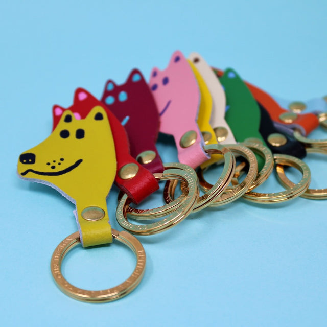 Dog Head Key Fob