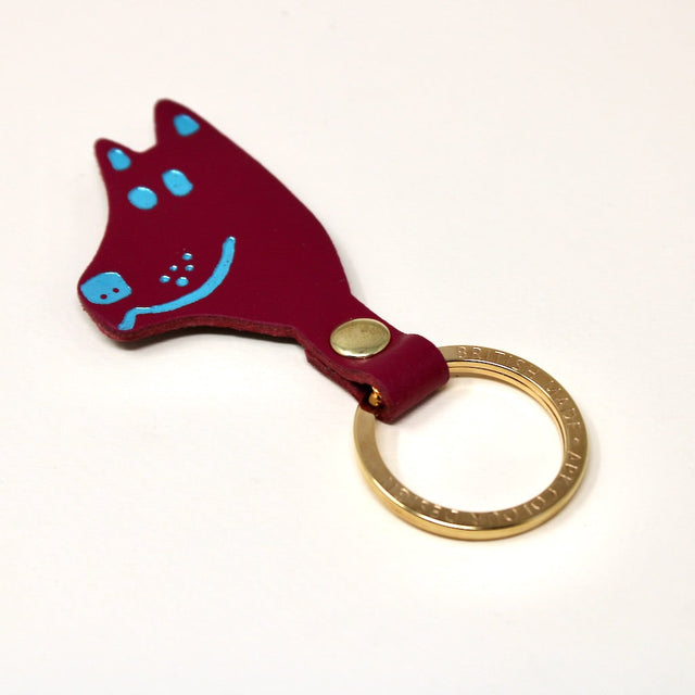 Dog Head Key Fob