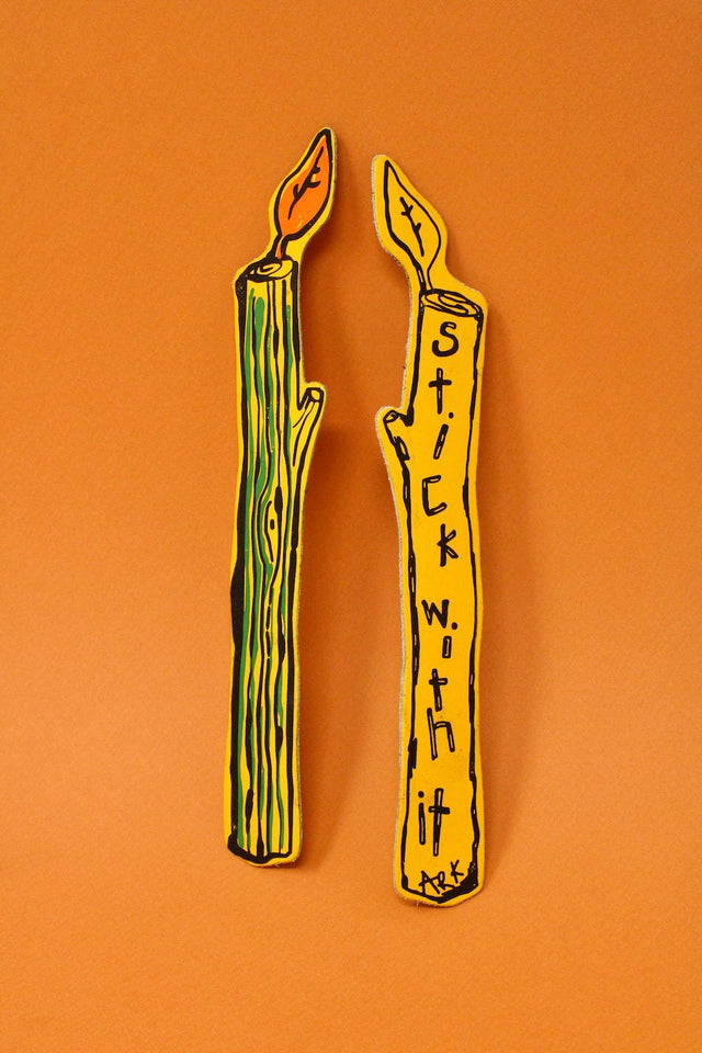 Stick With It Bookmark