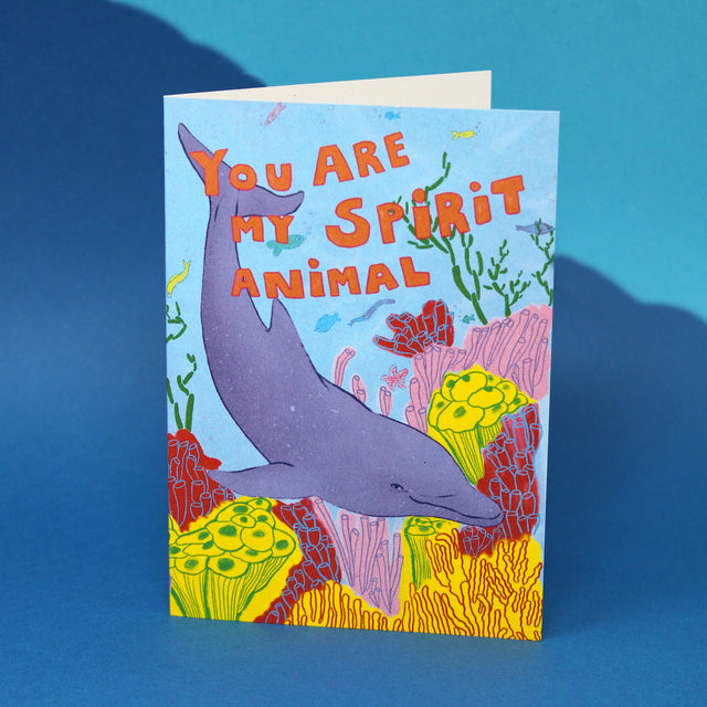 Spirit Animal A6 Greetings Card