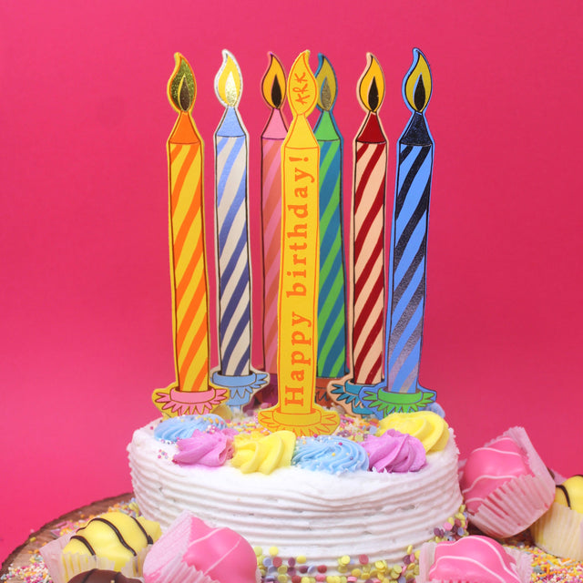 Birthday Candle Bookmark
