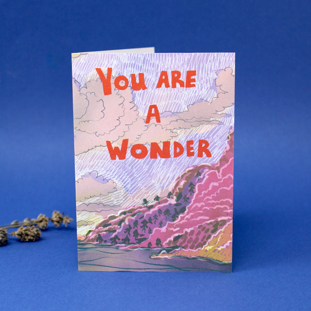 You are a Wonder A6 Greetings Card