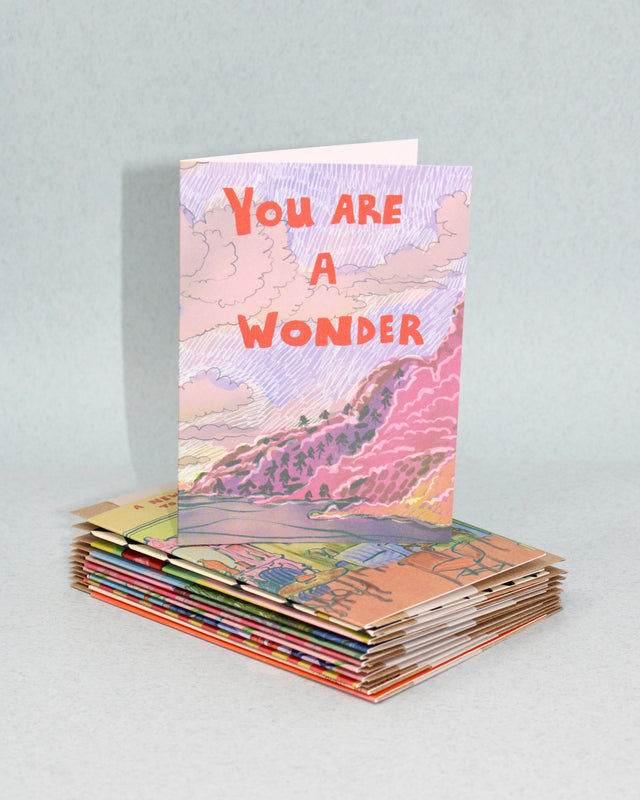 You are a Wonder A6 Greetings Card
