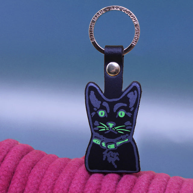Tabby Cat Key Fob