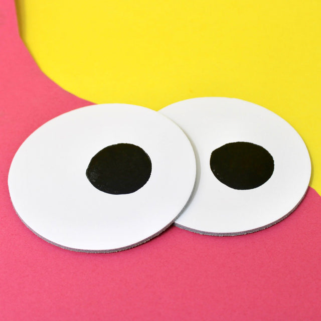 Googly Eyes Coasters- Set of 4