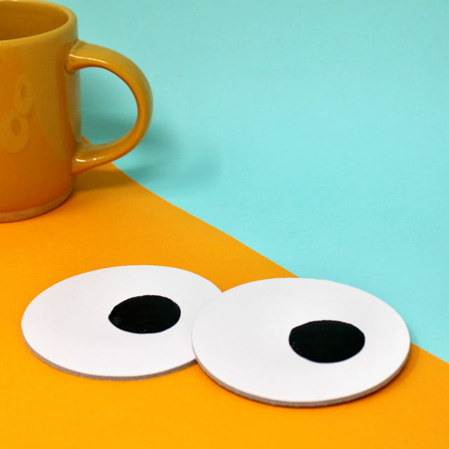 Googly Eyes Coasters- Set of 4
