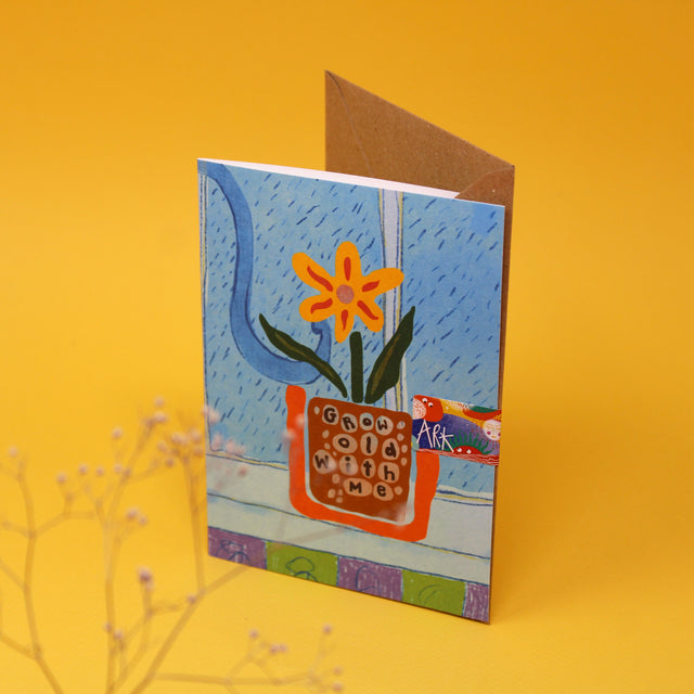 Grow Old With Me Greetings Card