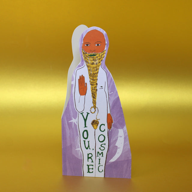 You're Cosmic Shaped Greetings Card