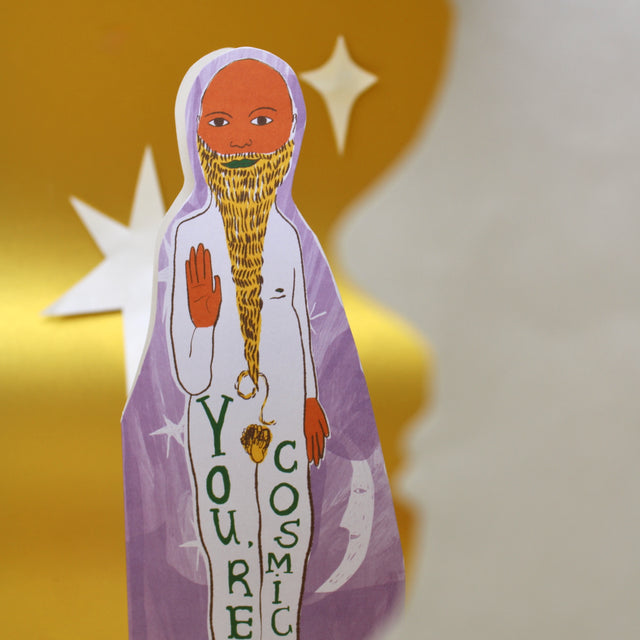 You're Cosmic Shaped Greetings Card