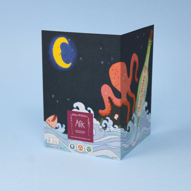 Message in a Bottle A6 Greetings Card