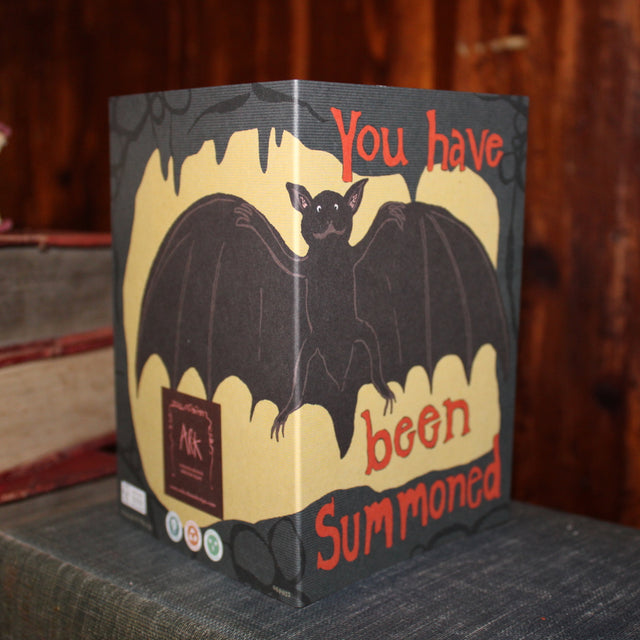Bat A6 Greetings Card