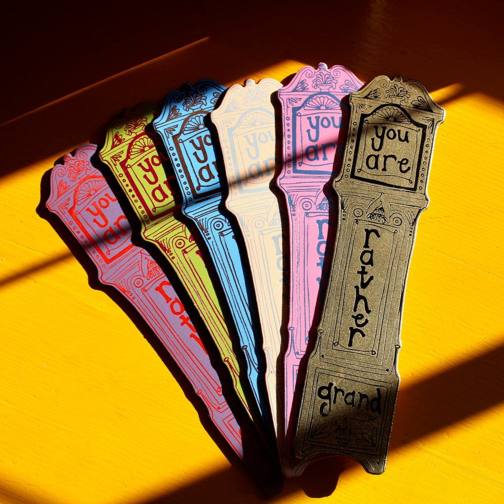 Grandfather Clock Bookmark – Ark Colour Design - Retail
